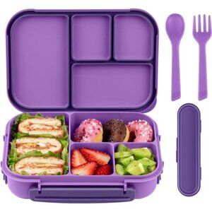 Lunch Box Kids, Bento Box Adult, Leakproof Lunch Containers for Adults/Kids